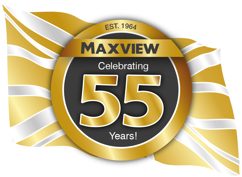 55 Jahre Maxview Logo